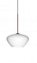  XP-541007-BR - Besa Pendant Peri Bronze Opal Matte 1x50W Halogen