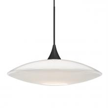  XP-629406-BK - Besa Pendant Spazio, Black Finish, Opal Glossy 1x50W MAX GY6.35 Base