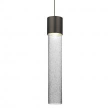  XP-WAND12CL-LED-BR - Besa Wanda 12 Pendant, Clear Bubble, Bronze Finish, 1x3W LED