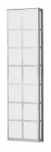  BREE38-WA-BA - Besa Outdoor Bree 38 Brushed Aluminum White Acrylic 3x60W B10