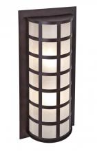  SCALA20-GL-LED-BR - Besa Outdoor Scala 20 Bronze Glitter Glass 2x9W LED