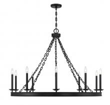  1-4405-10-89 - Seville 10-Light Chandelier in Matte Black