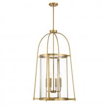  3-2406-4-322 - Rosedale 4-Light Pendant in Warm Brass