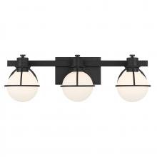  8-1060-3-BK - Pierce 3-Light Bathroom Vanity Light in Matte Black