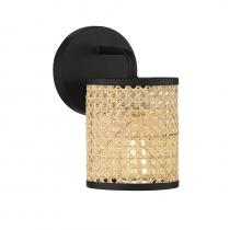  9-1648-1-89 - Jaylar 1-Light Wall Sconce in Matte Black