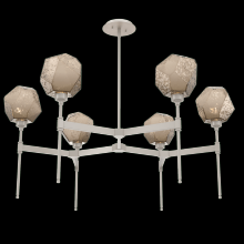  CHB0039-39-BS-B-001-L1 - Gem Round Chandelier-39-Metallic Beige Silver