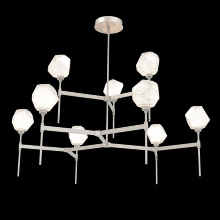  CHB0039-55-BS-A-001-L1 - Gem Round Chandelier-55-Metallic Beige Silver