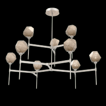  CHB0039-55-BS-B-001-L1 - Gem Round Chandelier-55-Metallic Beige Silver