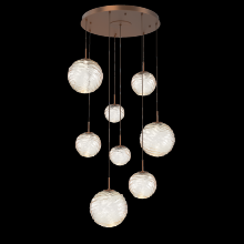  CHB0092-08-BB-A-C01-L3 - Gaia Round Pendant Chandelier