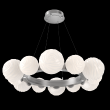  CHB0092-39-SN-WL-CA1-L3 - Gaia Radial Ring Chandelier