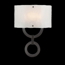  CSB0033-0D-GM-BG-E2 - Carlyle Round Link Cover Sconce-0D 11"