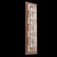  IDB0087-01-BB-TE-L2 - Tessera  Sconce (S)-Burnished Bronze-Tetro Cast Glass