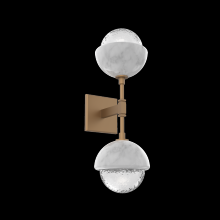 Hammerton IDB0093-02-NB-C-L3-WM - Cabochon Double Sconce