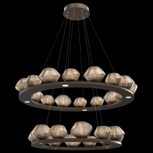  CHB0089-2B-BB-A-CA1-L1 - Mesa 36" & 48" Two-Tier Ring-Burnished Bronze