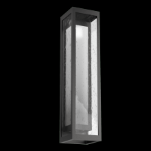  ODB0027-26-AG-F-L2 - Outdoor Tall Double Box Cover Sconce with Glass-Argento Grey-Glass