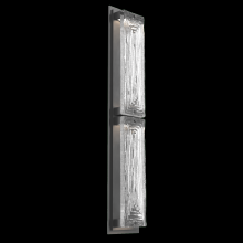  ODB0090-02-AG-TL-L2 - Tabulo Outdoor Sconce (L)-Argento Grey-Linea Cast Glass