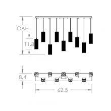  PLB0020-09-BS-0-C01-E2 - Downtown Mesh Linear Multi-Port - 09