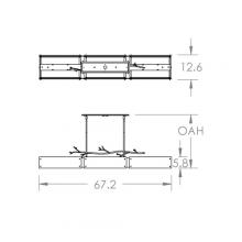  PLB0032-0D-BS-BG-001-E2 - Ironwood Linear Suspension-0D-Metallic Beige Silver