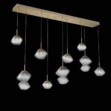  PLB0089-09-GB-S-C01-L1 - Mesa Linear Pendant Chandelier