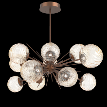  PLB0092-0D-BB-A-001-L1 - Gaia Oval Starburst Chandelier