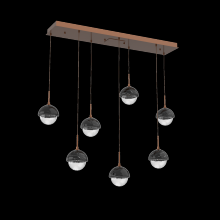  PLB0093-07-BB-BC-C01-L1 - Cabochon Linear Pendant Chandelier