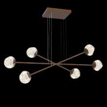  PLB0095-M3-BB-FA-CA1-L3 - Luna Moda Multi-Piece Linear Chandelier