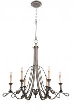  5106VI - Keller 6 Light Chandelier