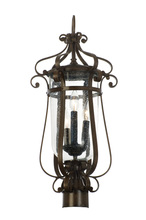  9238AC - Hartford Outdoor 3 Light Medium Post - Pier Mount