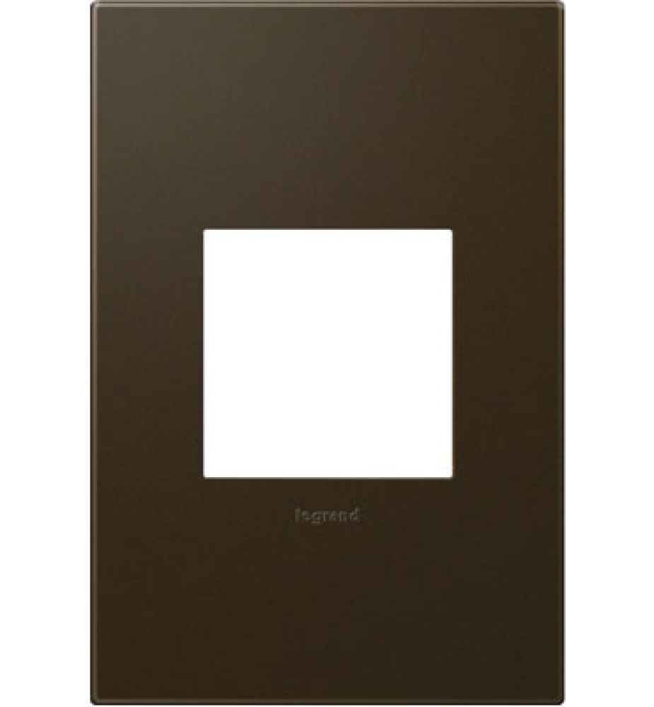 Adorne® Bronze One-Gang Screwless Wall Plate