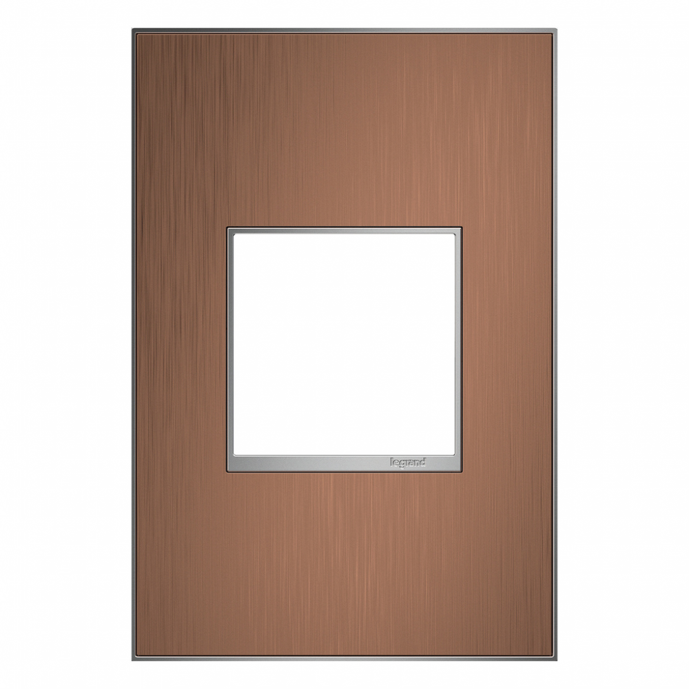 Adorne® Copper One-Gang Screwless Wall Plate