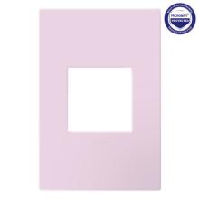 Legrand AWP1G2RA - Adorne® Rosa One-Gang-Plus Screwless Wall Plate with Microban®