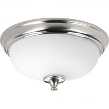 Progress P350002-009-30 - One-Light 13&#34; LED Alabaster Glass Flush Mount