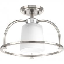 Progress P350032-009 - West Village Collection 13-1/2&#34; One-Light Semi-Flush Convertible