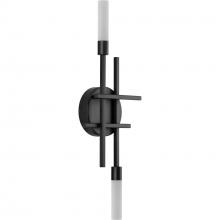  P710103-031-30 - Quadrant LED Collection Two-Light Matte Black Modern Style Wall Light