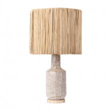  397T01BADBR - Takko 1-Lt Ceramic Table Lamp - Apothecary Gold/Slate Brown