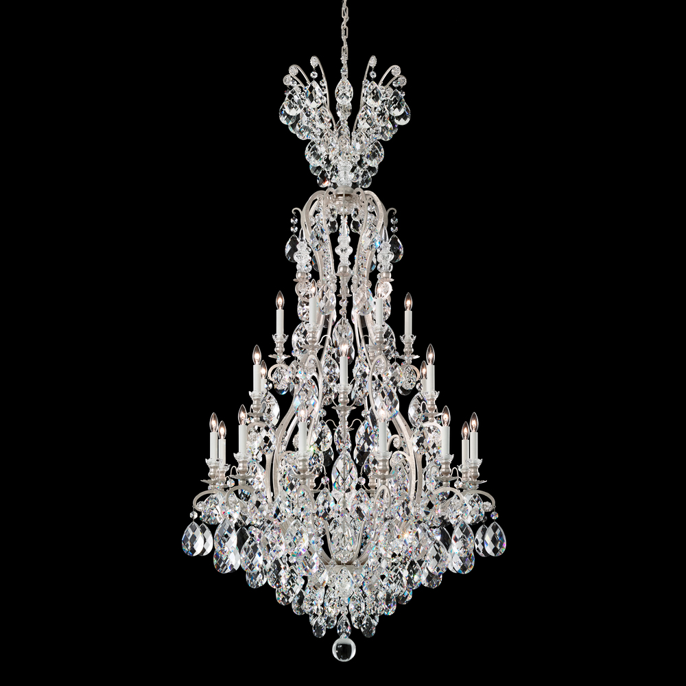 Renaissance 25 Light 120V Chandelier in French Gold with Clear Heritage Handcut Crystal