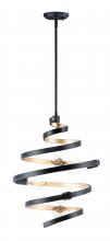  12236BKGLD - Twister-Multi-Light Pendant