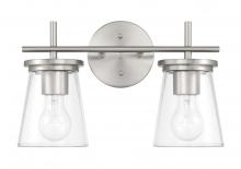  60402-BNK - Connell 2 Light Vanity in Brushed Polished Nickel