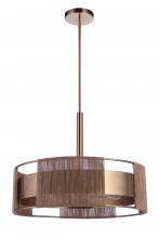 Craftmade 59096-SB - Kensey 6 Light Pendant in Satin Brass