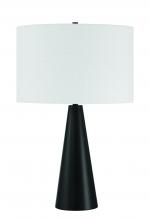  87013FB-T - Keefer 1 Light Table Lamp in Flat Black