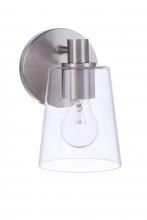  12605BNK1 - Emilio 1 Light Wall Sconce in Brushed Polished Nickel