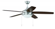  EPHA52BNK5 - 52" Phaze Energy Star 5 in Brushed Polished Nickel w/ Walnut/Dark Oak Blades