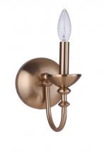  53761-SB - Marlowe 1 Light Wall Sconce in Satin Brass