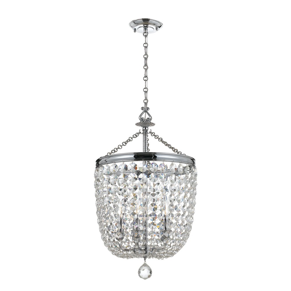 Archer 5 Light Crystal Polished Chrome Chandelier