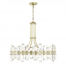  BOL-8889-AG - Bolton 12 Light Aged Brass Chandelier