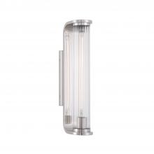 Crystorama JAR-2301-PN - Jarvis 1 Light LED Polished Nickel Sconce