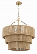 Crystorama SHY-10907-SG - Shyla 10 Light Soft Gold Chandelier