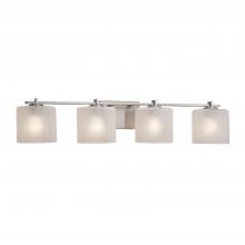 Justice Design Group FSN-8444-30-FRCR-NCKL-LED4-2800 - Era 4-Light LED Bath Bar