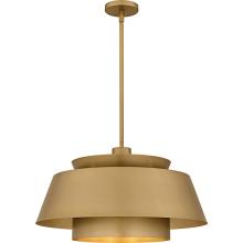  LMI2824BWS - Lumi 3-Light Brushed Weathered Brass Pendant