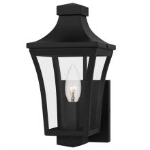  QTN8406EK - Quentin 1-Light Earth Black Outdoor Wall Lantern